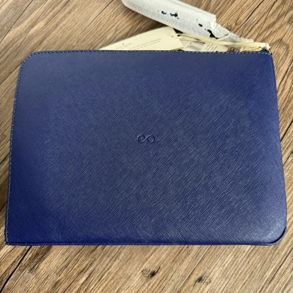 NWT Kate Spade EVERPURSE QUENTIN FRENCH NAVY WRISTLET